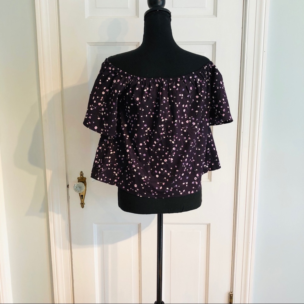 Express Peasant Blouse NWT
